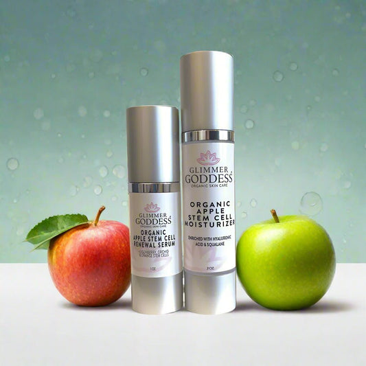 Organic Apple Stem Cell Anti-Aging Duo | Hydrating Serum & Moisturizer for Firm, Radiant Skin-1