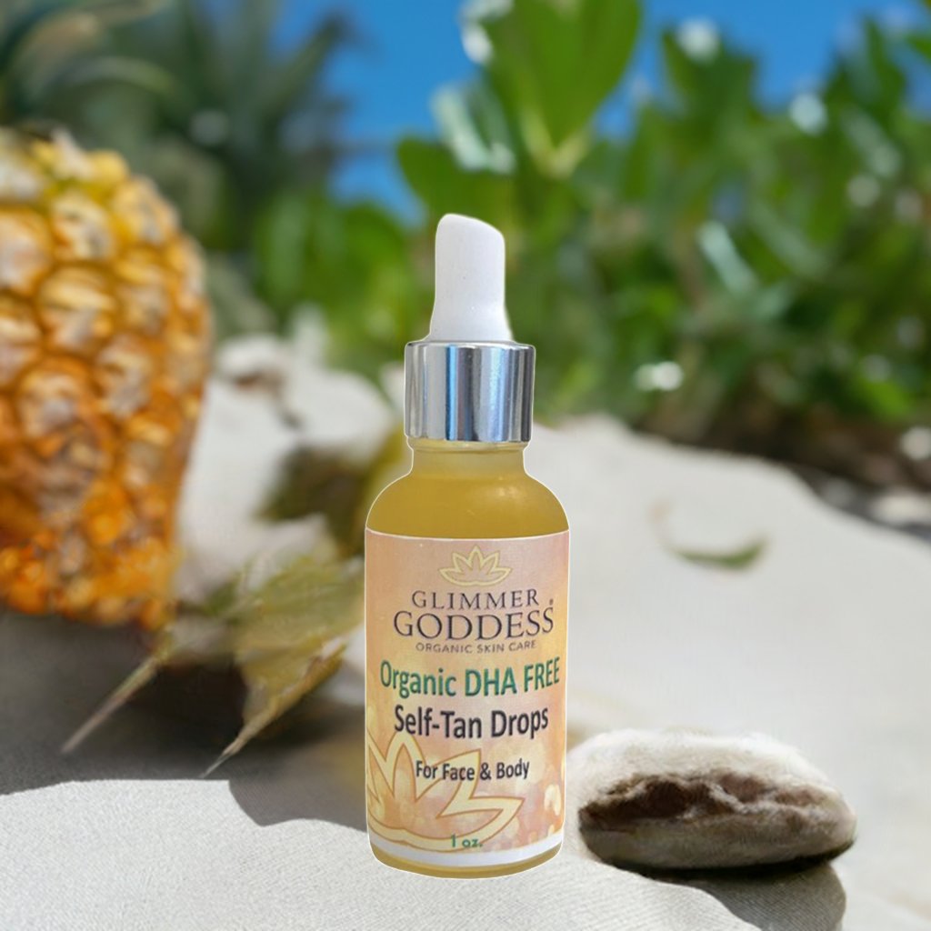 Organic DHA FREE Tanning Drops for Face & Body 1 oz.-4