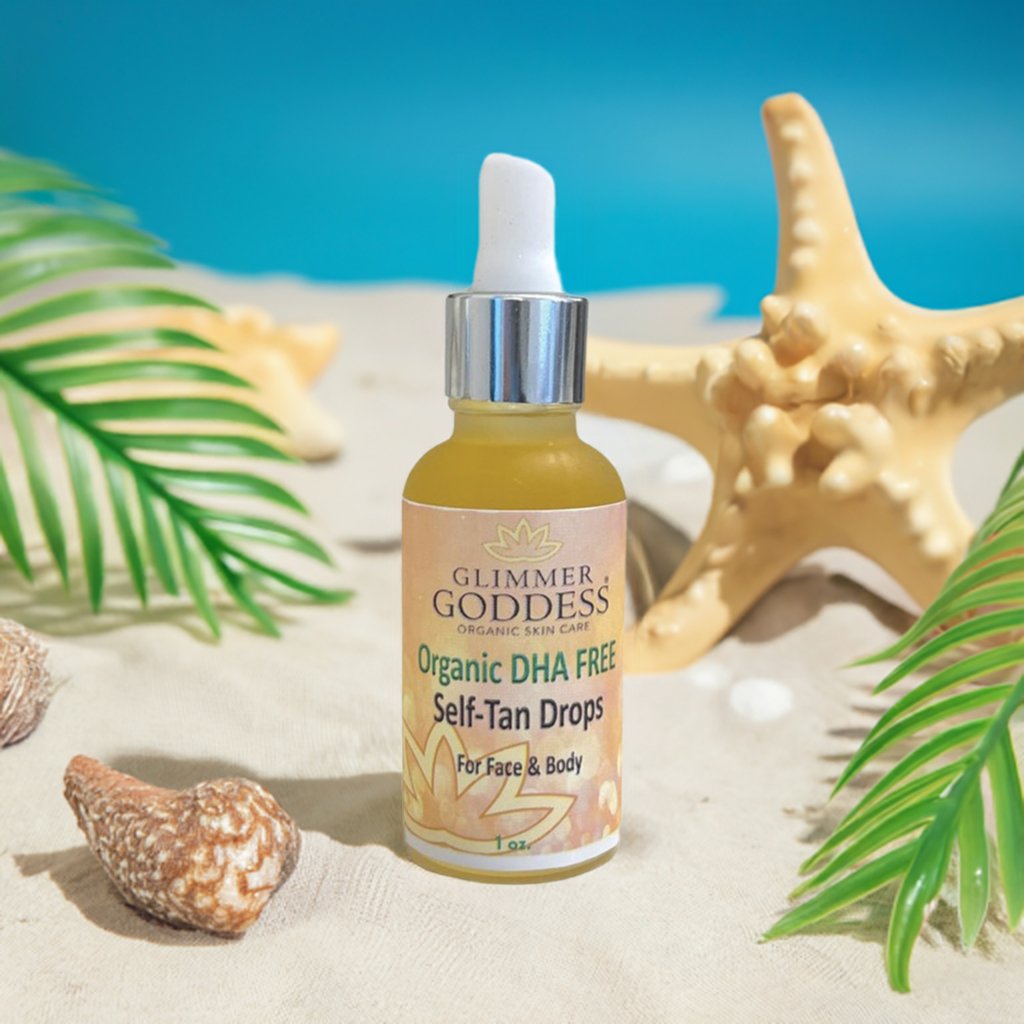 Organic DHA FREE Tanning Drops for Face & Body 1 oz.-2