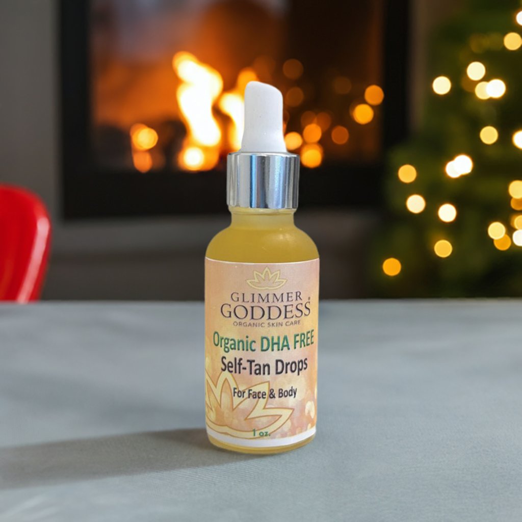 Organic DHA FREE Tanning Drops for Face & Body 1 oz.-1