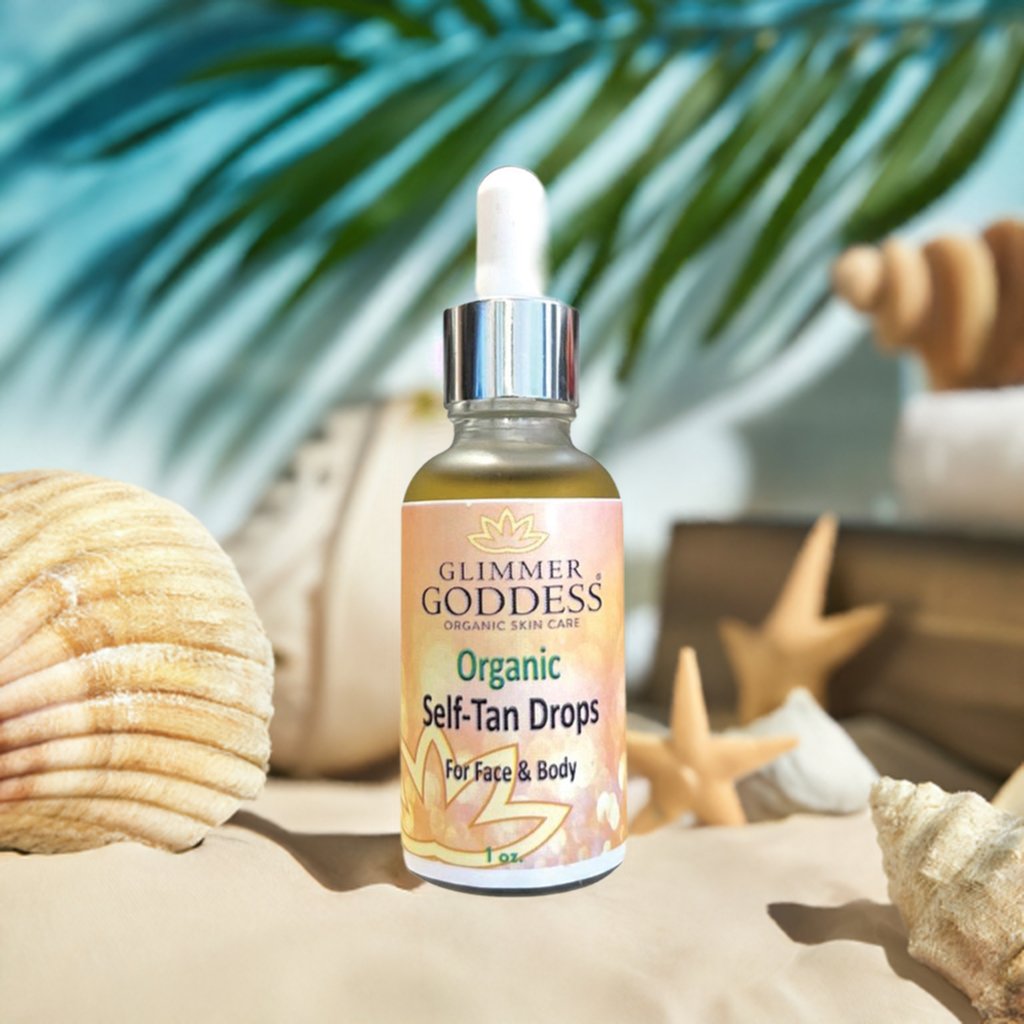 Organic Self Tan Drops for Face & Body 1 oz.-1