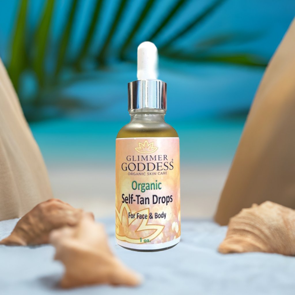 Organic Self Tan Drops for Face & Body 1 oz.-2